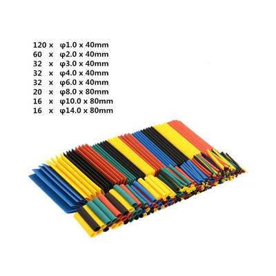 Heat-shrink tube set 328 pcs